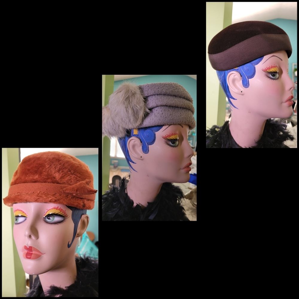 3 Exquisite Vintage Hat for the One Price